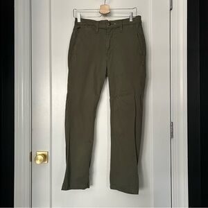 Olive Green Casual Pants